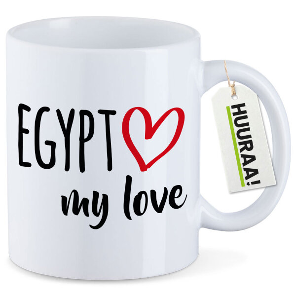 Kaffeetasse Egypt my love 330ml