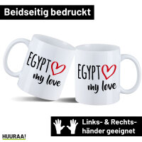 Kaffeetasse Egypt my love 330ml