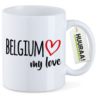 Kaffeetasse Belgium my love 330ml