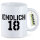 Kaffeetasse Endlich 18 Schriftzug 330ml