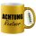 Glitzertasse Achtung Rentner Schriftzug 330ml