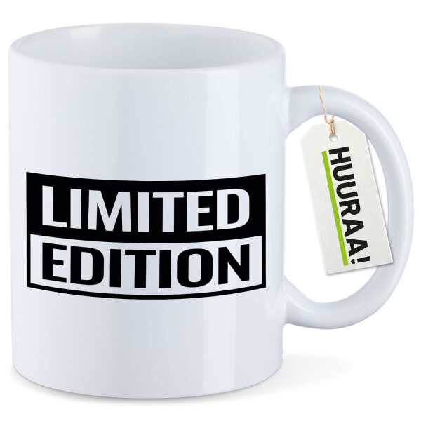 Kaffeetasse Limited Edition Schriftzug 330ml