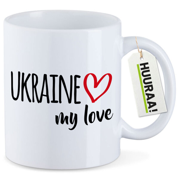 Kaffeetasse Ukraine my love 330ml
