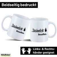 Kaffeetasse Besinnlich Besoffen Tannenbaum 330ml