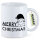 Kaffeetasse Merry Christmas Katze 330ml