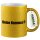 Glitzertasse Deine Nummer? Schriftzug 330ml
