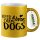 Glitzertasse Keep calm and love Dogs 330ml