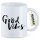 Kaffeetasse Good Vibes Schriftzug 330ml