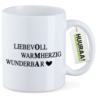 Kaffeetasse Liebevoll Warmherzig Wunderbar Oma 330ml