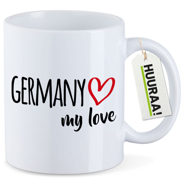 Kaffeetasse Germany my love 330ml