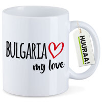 Kaffeetasse Bulgaria my love 330ml