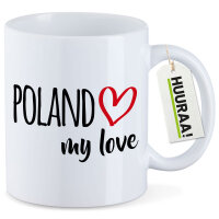 Kaffeetasse Poland my love 330ml