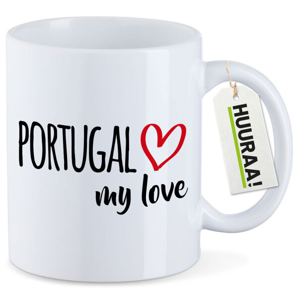 Kaffeetasse Portugal my love 330ml