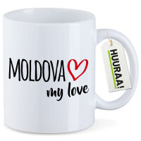 Kaffeetasse Moldova my love 330ml