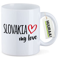 Kaffeetasse Slovakia my love 330ml