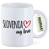 Kaffeetasse Slovenia my love 330ml