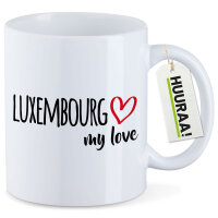 Kaffeetasse Luxembourg my love 330ml