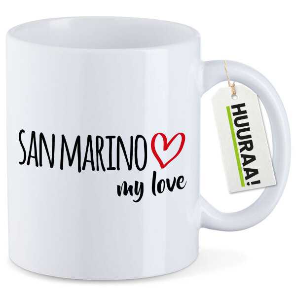 Kaffeetasse San Marino my love 330ml
