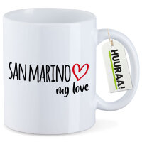 Kaffeetasse San Marino my love 330ml