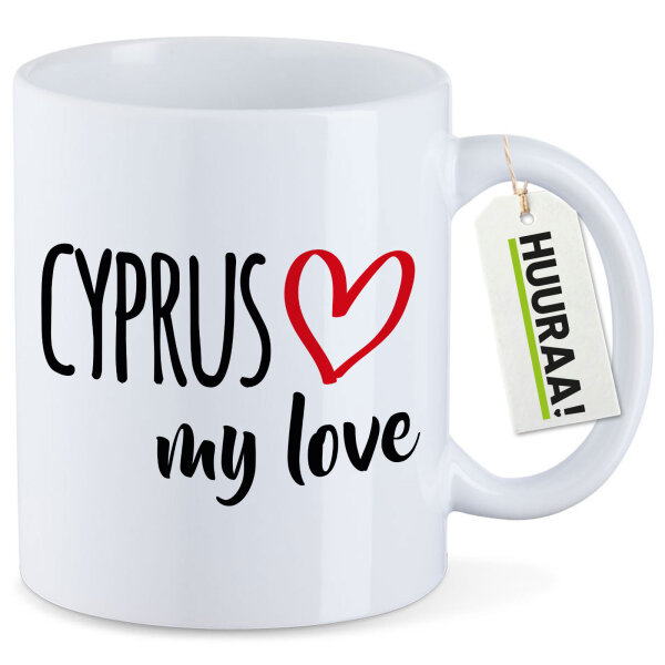 Kaffeetasse Cyprus my love 330ml