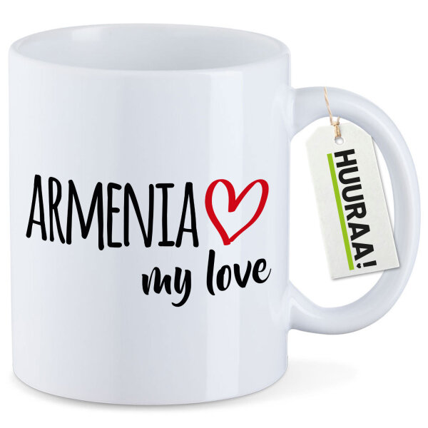 Kaffeetasse Armenia my love 330ml