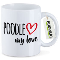 Kaffeetasse Poodle my love 330ml