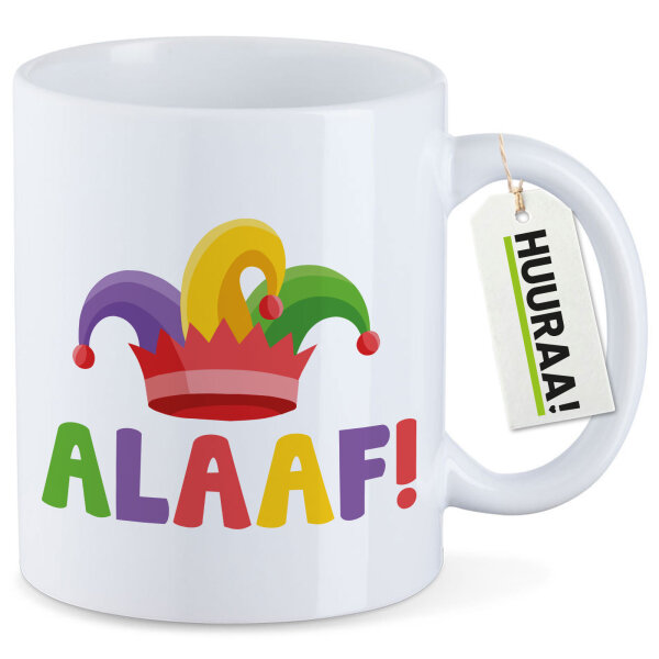 Kaffeetasse Alaaf Narrenkappe 330ml