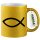 Glitzertasse Fisch Symbol 330ml