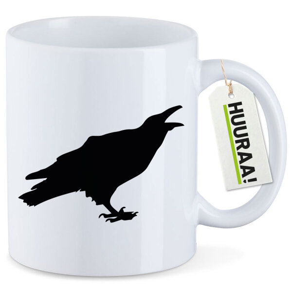 Kaffeetasse Rabe Silhouette 330ml