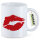 Kaffeetasse Kussmund Lippen 330ml
