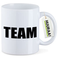 Kaffeetasse Team Schriftzug 330ml