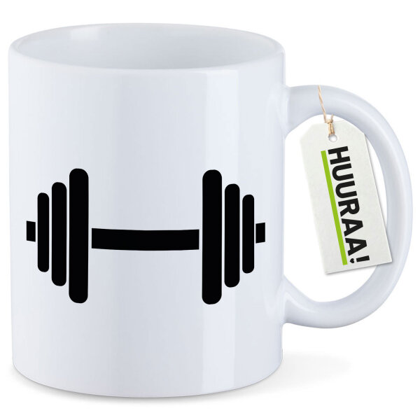 Kaffeetasse Hantel Silhouette 330ml