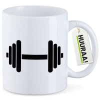 Kaffeetasse Hantel Silhouette 330ml