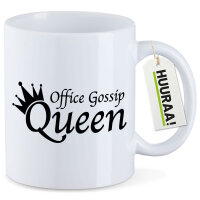 Kaffeetasse Office Gossip Queen Krone 330ml
