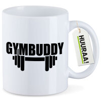 Kaffeetasse Gymbuddy Hantel 330ml