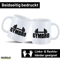 Kaffeetasse Gymbro Hantel 330ml
