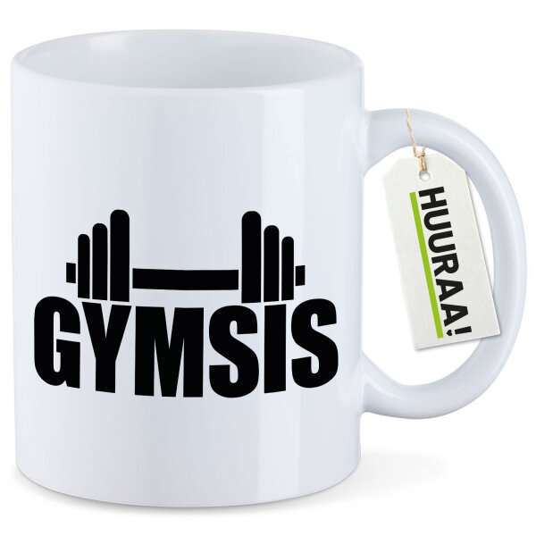 Kaffeetasse Gymsis Hantel 330ml