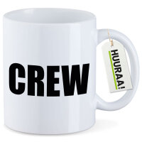 Kaffeetasse Crew Schriftzug 330ml