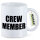 Kaffeetasse Crew Member Schriftzug 330ml