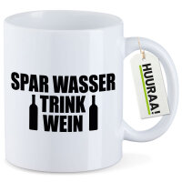 Kaffeetasse Spar Wasser Trink Wein Weinflasche 330ml