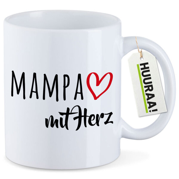 Kaffeetasse MAMPA mit Herz 330ml