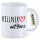 Kaffeetasse Kellner mit Herz 330ml