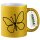 Glitzertasse Schmetterling Silhouette 330ml