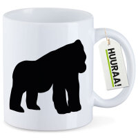 Kaffeetasse Gorilla Silhouette 330ml