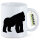 Kaffeetasse Gorilla Silhouette 330ml