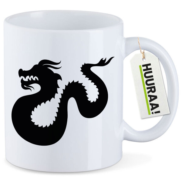 Kaffeetasse Dragon Silhouette 330ml