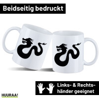 Kaffeetasse Dragon Silhouette 330ml
