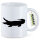 Kaffeetasse Krokodile Silhouette 330ml