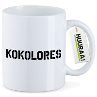 Kaffeetasse Kokolores Schriftzug 330ml