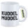 Kaffeetasse Kuddelmuddel Schriftzug 330ml